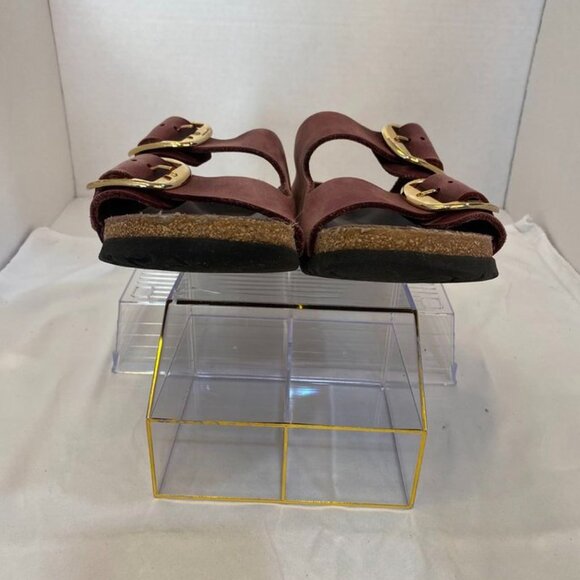 Birkenstock Arizona Soft Footbed Nubuck Leather Sandals Zinfandel Women’s 36 - Picture 7 of 13